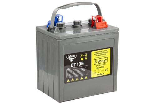 Аккумулятор тяговый WET Rutrike DT106 (6V185A/H C5)  [T-105]