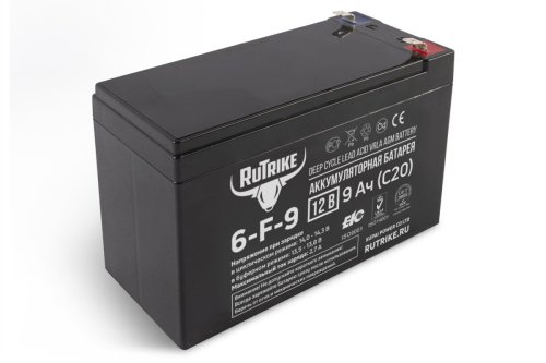 Аккумуляторная батарея Rutrike 6-F-9 (12V9A/H C20)