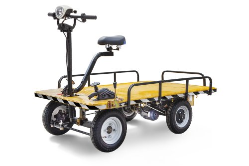 Платформенная тележка электрическая Rutrike СКЛАД 1500 NEW