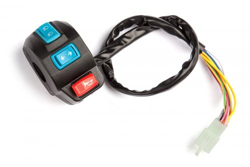 Блок переключателей рулевой, левый, в сборе D2, D4