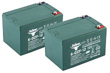Комплект тяговых аккумуляторов RuTrike 6-DZF-12 (24V12A/H C2)