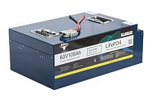 Литиевый тяговый аккумулятор Rutrike LiFePO4 60V/105Ah/100A BT (73V 20A)