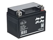 Аккумулятор стартерный для мототехники SKN YTX4L-BS (12V/4Ah/50A) [UTX4L-BS, CT 1204, MT 12-4]