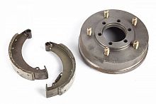 Тормозной барабан задний в сборе с колодками Титан (d-220 мм)