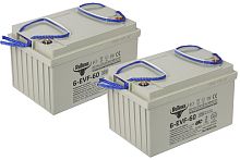 Комплект тяговых аккумуляторов RuTrike 6-EVF-60 (24V60A/H C3)