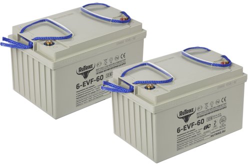 Комплект тяговых аккумуляторов RuTrike 6-EVF-60 (24V60A/H C3)