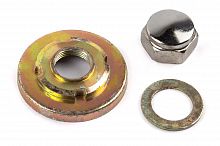 Крепеж рулевой колонки, гайка трока траверсы, шайбы штока траверсы D2, D4