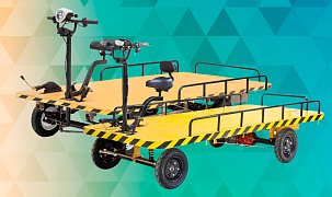 Скидка 21% на платформенные тележки СКЛАД!