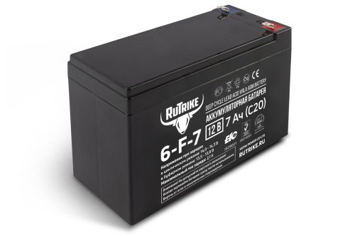 Аккумуляторная батарея Rutrike 6-F-7 (12V7A/H C20)