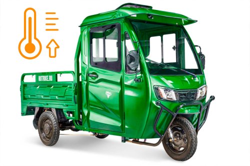 Грузовой электротрицикл Rutrike КАРГО Кабина обогрев 1500 60V1000W