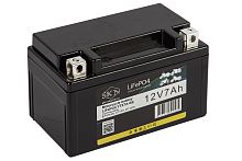 Аккумулятор для мототехники SKN LiFePO4 YTX7A-BS (12V/7Ah/105A) [UTX7A-BS, CT 1207, MT 1207]