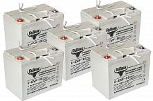 Комплект тяговых аккумуляторов RuTrike 6-EVF-80 (60V80A/H C3)