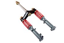 Передняя амортизационная вилка в сборе с траверсами Rutrike Фактор