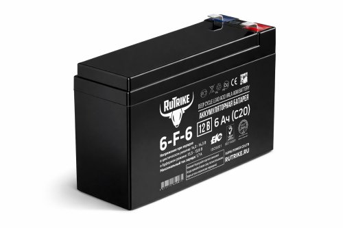 Аккумуляторная батарея Rutrike 6-F-6 (12V6A/H C20)