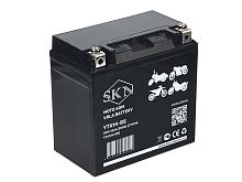 Аккумулятор стартерный для мототехники SKN YTX14-BS  (12V/12Ah/200A ) [CT 1214,YTX14H-BS]